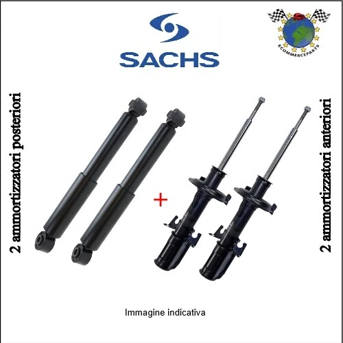 Ammortizzatore Posteriore SACHS Per Volkswagen Golf IV - Compatibile Con Modelli 1997-2008 - Foto 6