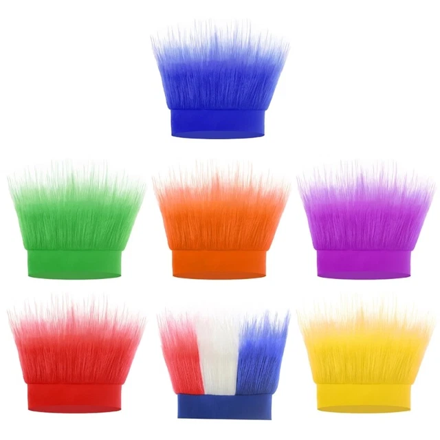 ADORKABLE HAIRY HAT Sports Fan Headgear for Halloween Parties Wigs £6.