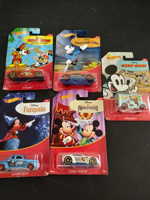 hot wheels 2017 Disney's mickey mouse character cars