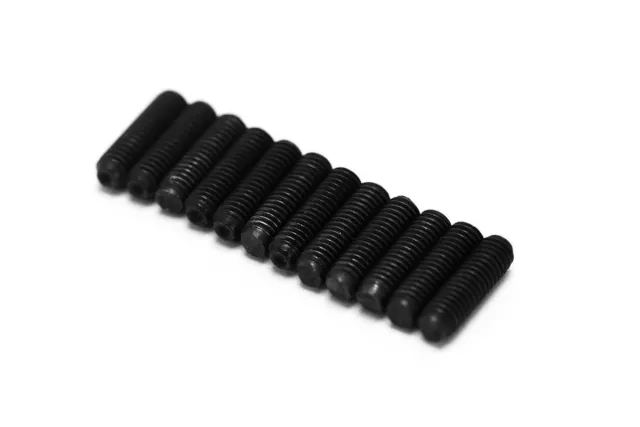 Black guitar bass bridge saddle height adjustment allen screws 8mm