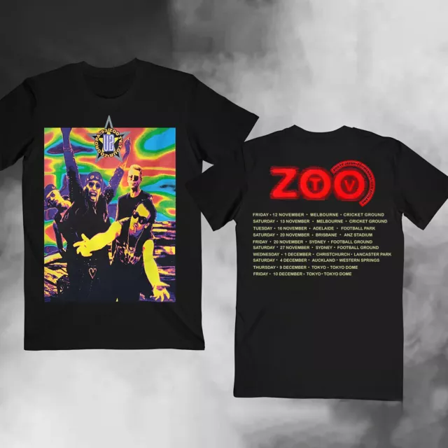 Tv Tour U2 Zoo 1993 T-Shirt Xl Zooropa Tee Band Rare Tagged Fashion Concert Cd