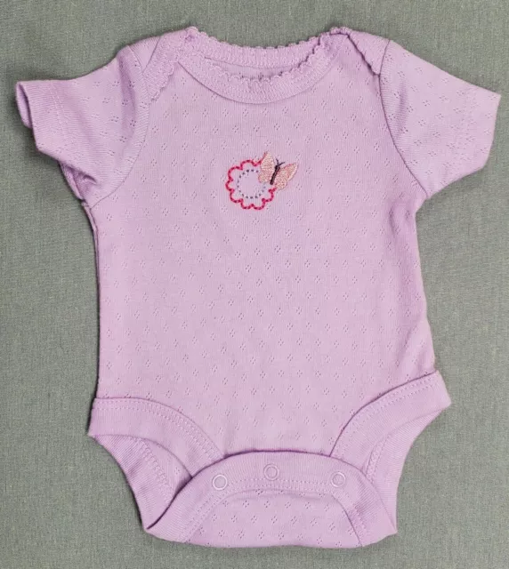 Baby Girl Clothes Nwot Koala Baby Preemie Eyelet Purple Butterfly Bodysuit