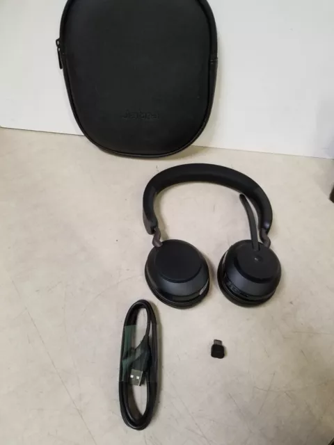 Jabra Evolve2 65 Wireless Headset and Case - Black