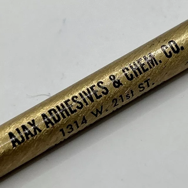 VTG Ballpoint Pen Ajax Adhesives & Chemical Co. Chicago IL