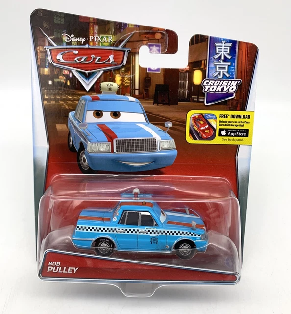 DISNEY PIXAR CARS Movie Cruisin' Tokyo Bob Pulley Toy Car. M16 2015