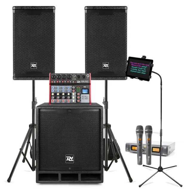 Professional Karaoke System with Tablet Stand - PD COMBO1200