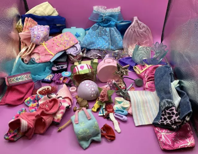 Mattel Barbie My Scene Doll Clothes Shoes Accessories Lot Huge Charmix Winx Club