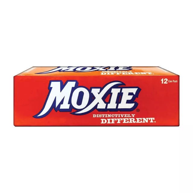 RARE Moxie Soda Pop | 12-Pack of 12oz Cans | Cola Flavor