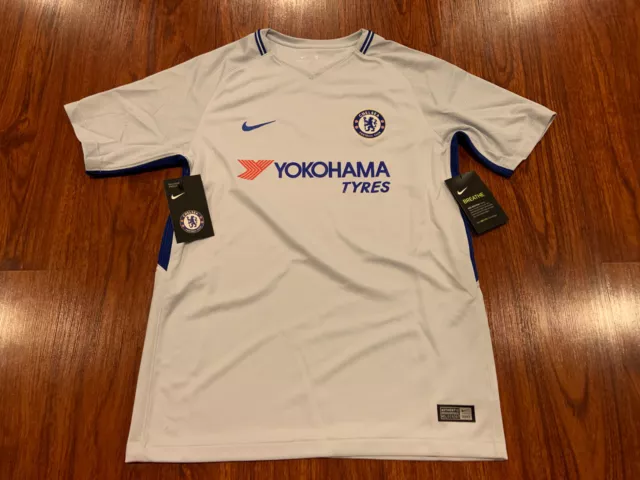 2017-18 Nike Breathe Chelsea Youth Away Soccer Jersey Extra Large XL Blues Boys