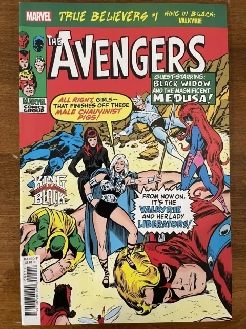 TRUE BELIEVERS AVENGERS #83 NEW UNREAD KEY REPRINT 1ST VALKYRIE Marvel Comics