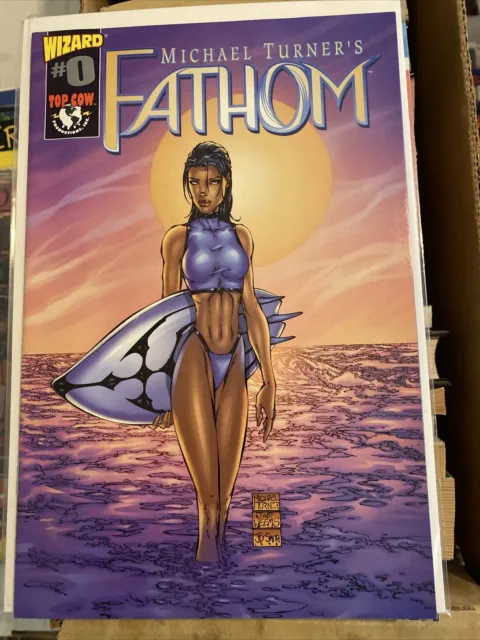 Michael Turner's Fathom #0 Special Wizard  (1998 Top Cow) VF+-NM @