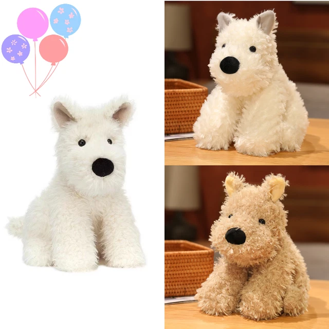 CUTE AND COMFY West Highland Terrier Plush Doll For Kids And