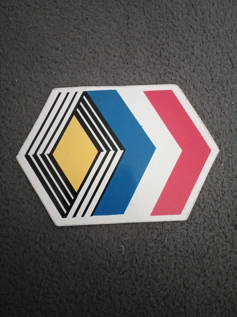 AUTOCOLLANT ancien STICKER voiture RENAULT 5 R5 campus