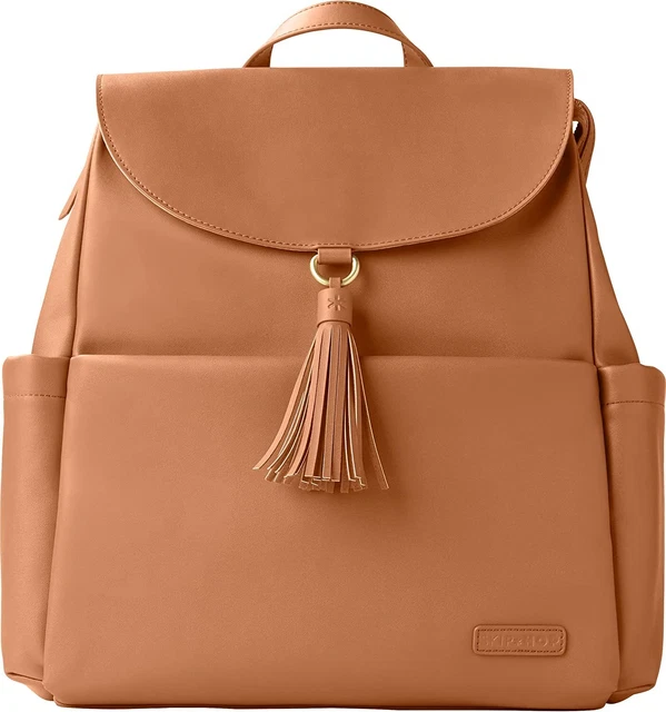 Skip Hop Diaper Bag Backpack, Greenwich Vari, Toffee