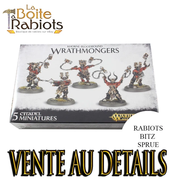 WARHAMMER AGE OF sigmar Blades of Khorne Wrathmongers Vente au détail Bitz EUR 2,40 - FR WARHAMMER AGE OF sigmar Blades of Khorne Wrathmongers Vente au détail Bitz EUR 2,40 - FR