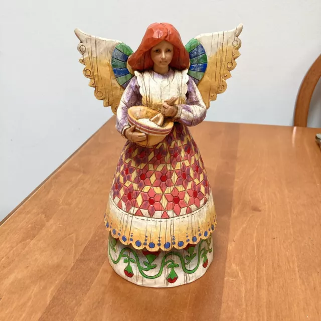 Jim Shore  Heartwood Creek Angel of Contentment 2002 Figurine 108923