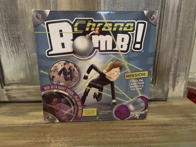 PlayMonster Chrono Bomb! Night Vision Game w/ UV Light Goggles New (Other)