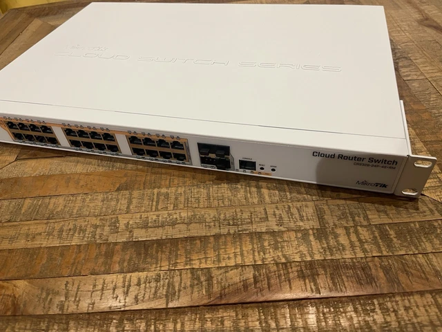 MIKROTIK CRS328-24P-4S+RM CLOUD Router POE Switch- 24x GB POE, 4 SFP+ ...