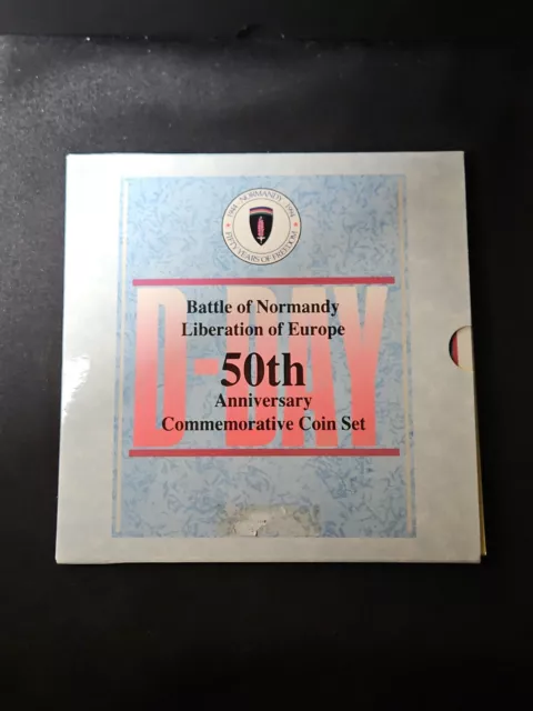 Battle of Normandy Liberation of Europe 50th Anniversary Commemorative Coin Set