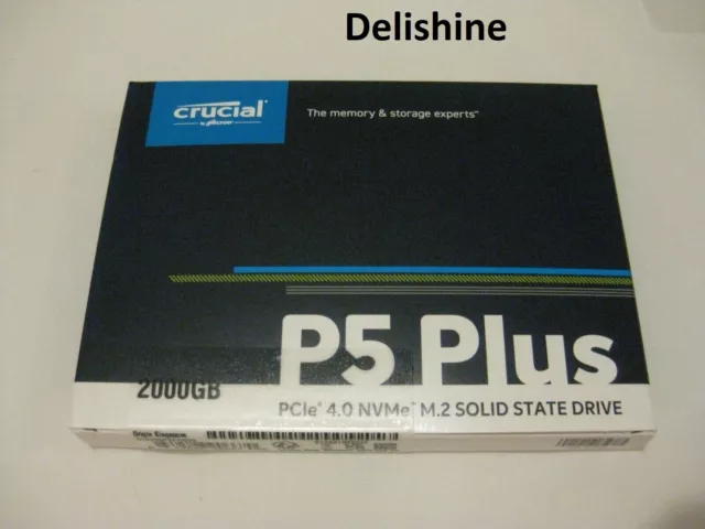 Crucial P5 Plus 2 TB PS5 SSD (PCIe 4.0 3D NAND NVMe M.2 Gaming SSD) bis zu 6600 MB/s