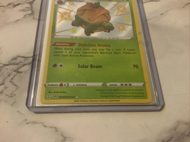 Pokémon TCG Appletun Shining Fates SV014/SV122 Holo Shiny Holo Rare