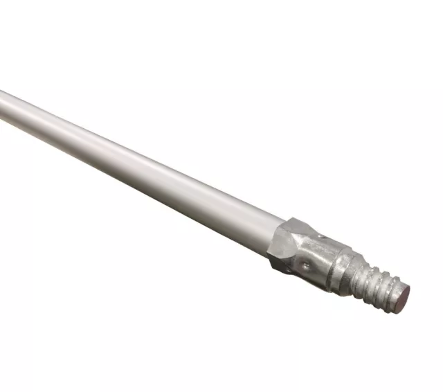 54" Anodized Aluminum Broom, Mop  Handle with Metal Thread