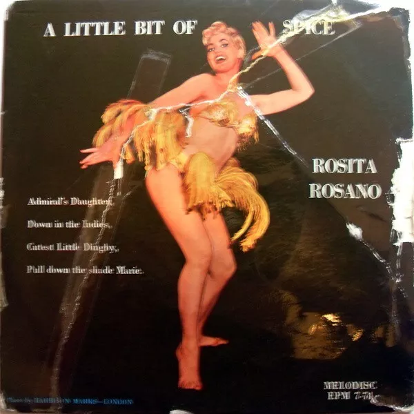 Rosita Rosano With The San Juan Rhythm Boys - A Little Bit Of Spice (7", EP)