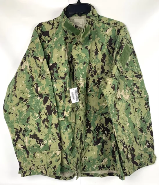 New US Navy USN NWU Type III Working Uniform Blouse Jacket Large Short AOR2