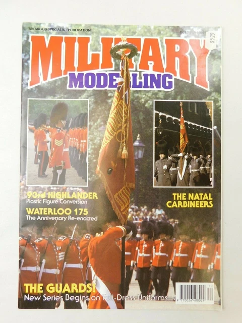 MILITARY MODELING HIGHLANDER Waterloo Royal Guard WWII OCT 1990 Vintage ...