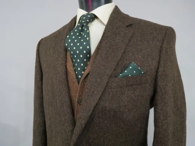 NWOT J Crew Ludlow "SLIM" MOON British Cloth herringbone tweed sport coat 44 R