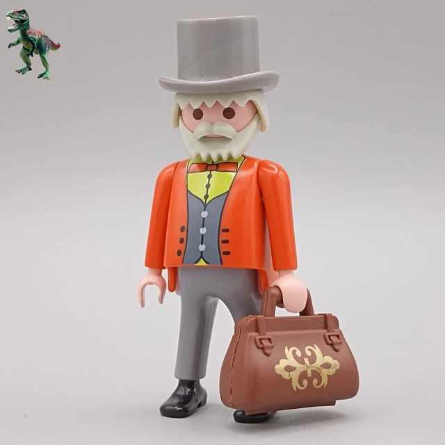 PLAYMOBIL vintage western diligence caisse tonneau valise set 3245 V2 de 1984 #2