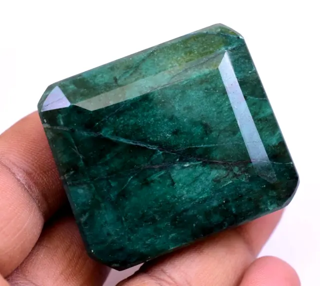 416.0 Ct Natural Huge Green Emerald Earth-Mined Certified Museum Use Gemstone