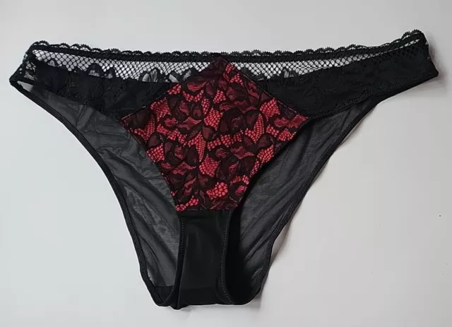 Ann Summers Knickerbox The Admirer Bralette Black UK 10 New Tags