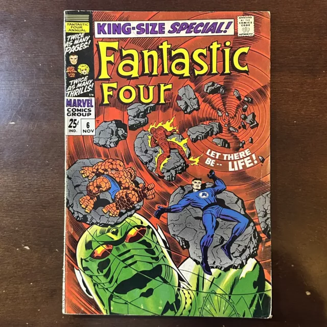 Fantastic Four Annual #6 (1968) - 1st Franklin Richards! 1st Annihilus!