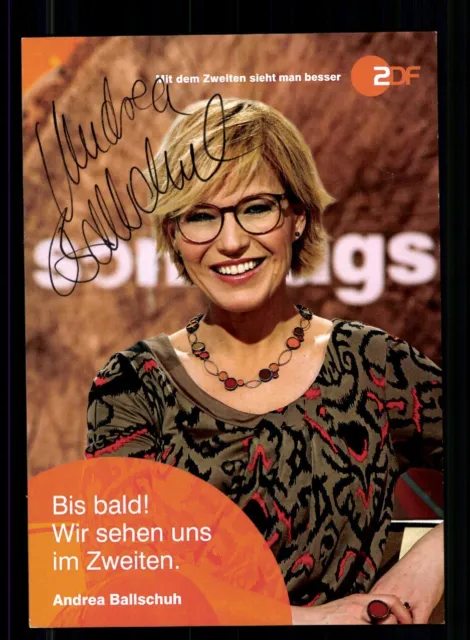 Andrea Ballschuh Hallo Deutschland Autogrammkarte Original Signiert # BC 211085