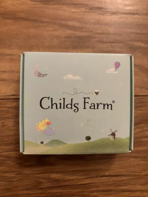 Childs Farm body wash, bedtime bubbles & moisturizer 30ml of each BNIB