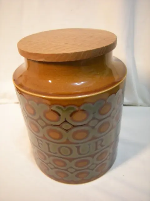 Vintage Hornsea Pottery"Bronte"Large Flour Jar.