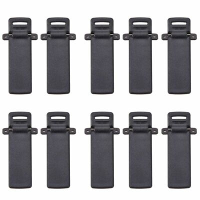 Baofeng 2 pezzi Walkie Talkie ricambio clip da cintura per Baofeng radio a 2 vie UV M2H2 