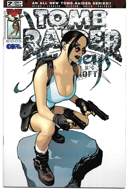 TOMB RAIDER: Journeys - Vol. 1 No. 02 (Mar 2002)  LARA CROFT [ADAM HUGHES cover]