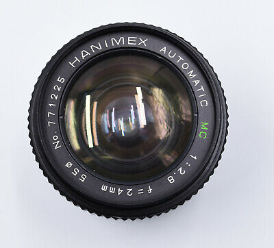 Objectif photo HANIMEX AUTOMATIC MC 1:2 .8 24 mm PENTAX MOUNT lens