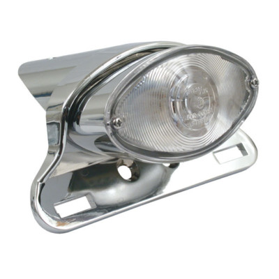 LED per Harley-Davidson Con Marcatura E Chiari Lente CatEye Luce Cateye Cromo 