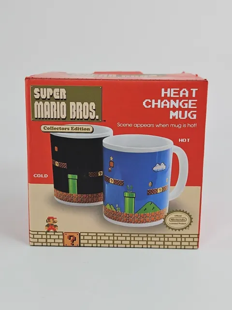 Super Mario Bros Collectors Edition Heat Change Mug New