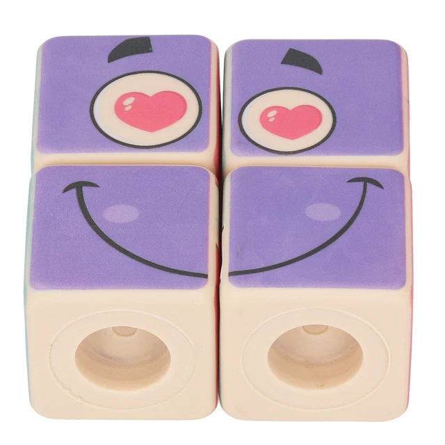 Puzzle Blocks Soft Stacking Building Blocks Early Educational 4pcs PVC For Kids