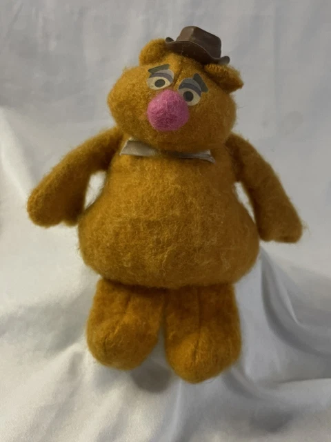 Vintage￼ The Muppets Fozzie Bear Fisher Price #865 Plush Doll Beanie 1977