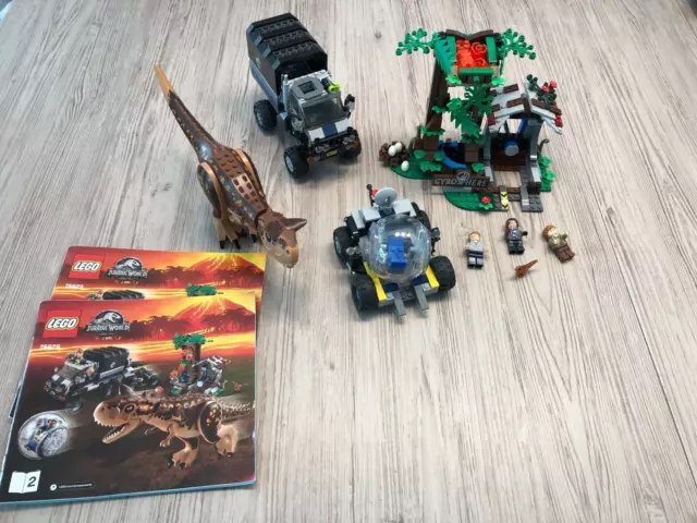 Lego System Jurassic World Nr. 75929  Carnotaurus Gyrosphere Escape 2018 + BA