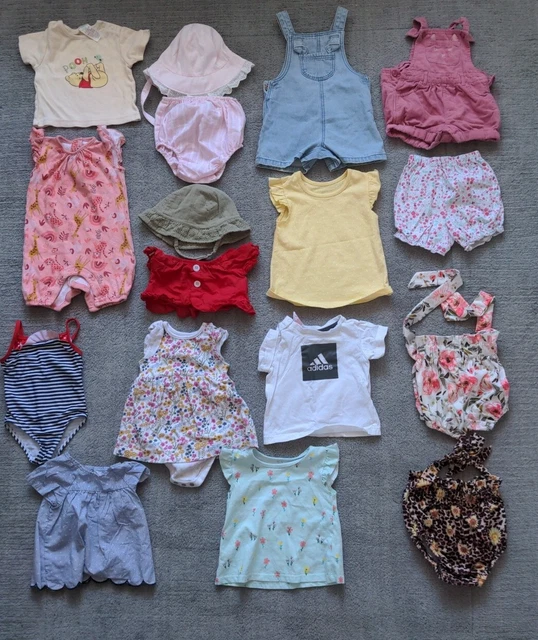 Pacchetto massiccio bambine 3-6 mesi set vestiti primavera/estate vacanze