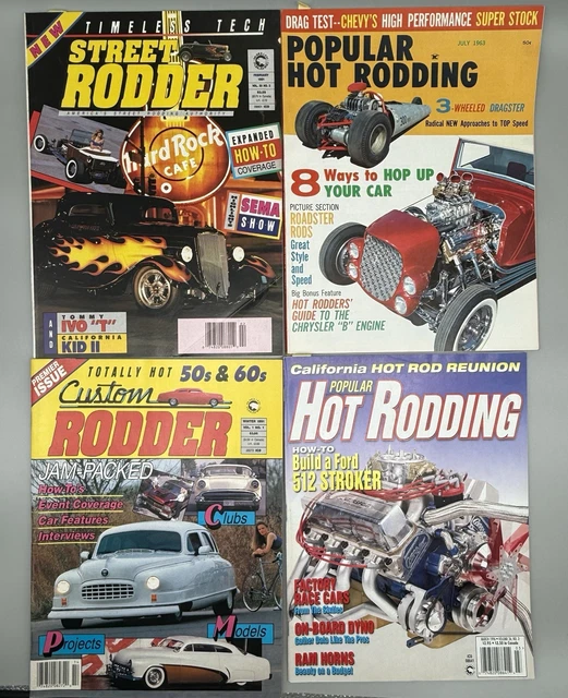 VTG POPULAR HOT Rod Magazine 1970's & Misc Hot Car Mags Lot of 26