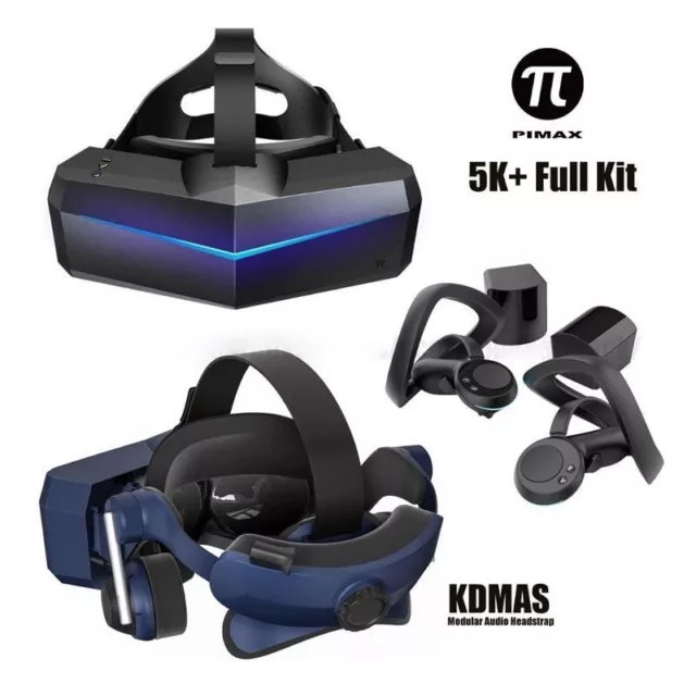 Kit Pimax 5K+ complet neuf : Casque VR + Manettes + Bases