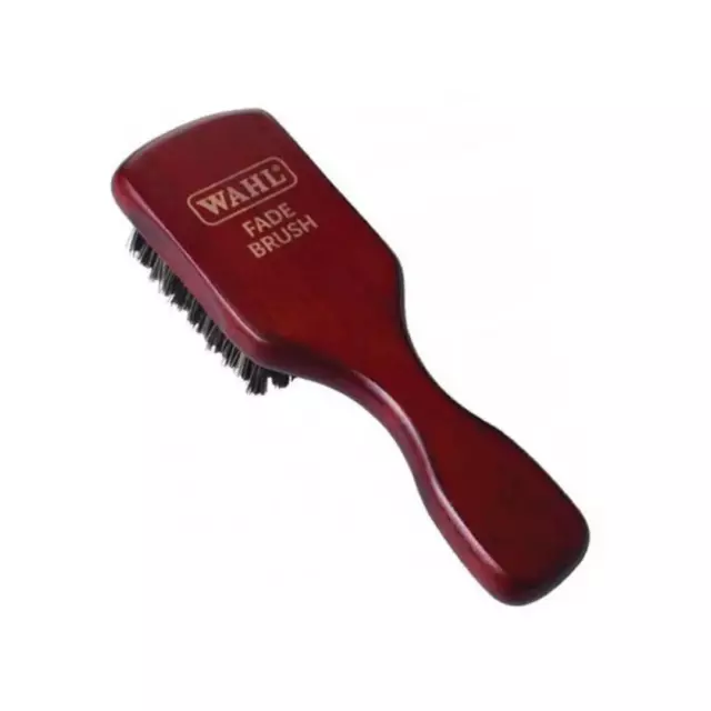 WAHL Nylon & Boar Bristle Fade Brush Hair & Beard w/ Wooden Handle MEN GROOMING