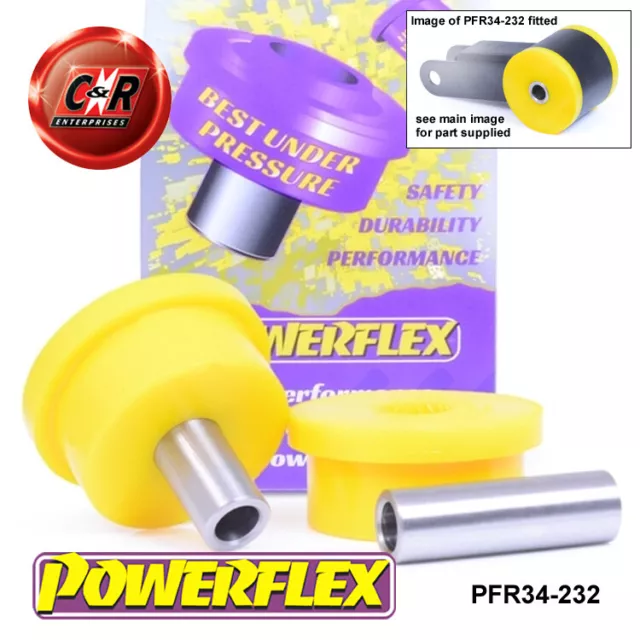 Powerflex Inférieur Palier Support Moteur Pour MG Mgtf (2002-2009) PFR34-232